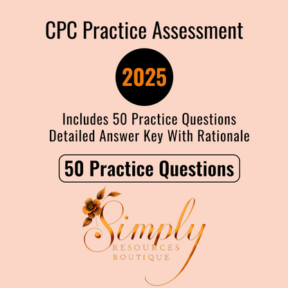 CPC Practice Assessments Digital Download
