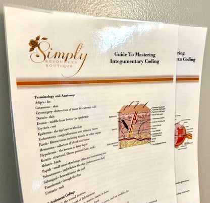 Essential Medical Coding Study Guides Laminated