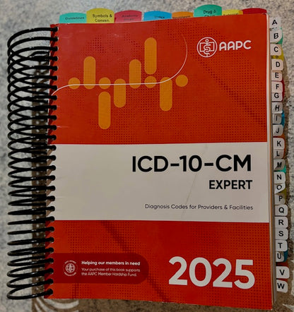 2025 Step-By-Step Tabbing Guide: AAPC ICD-10-CM and HCPCS Books