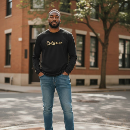 Coderaire™ Signature Building Your Wealth Gold Puffer Shirts